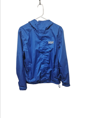 Helly Hansen Blue Hooded Lightweight Lined Jacket